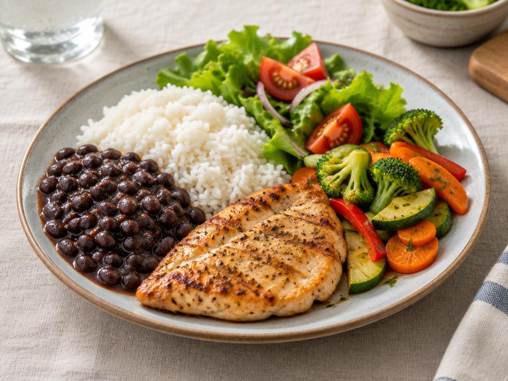 Almoço e jantar saudáveis